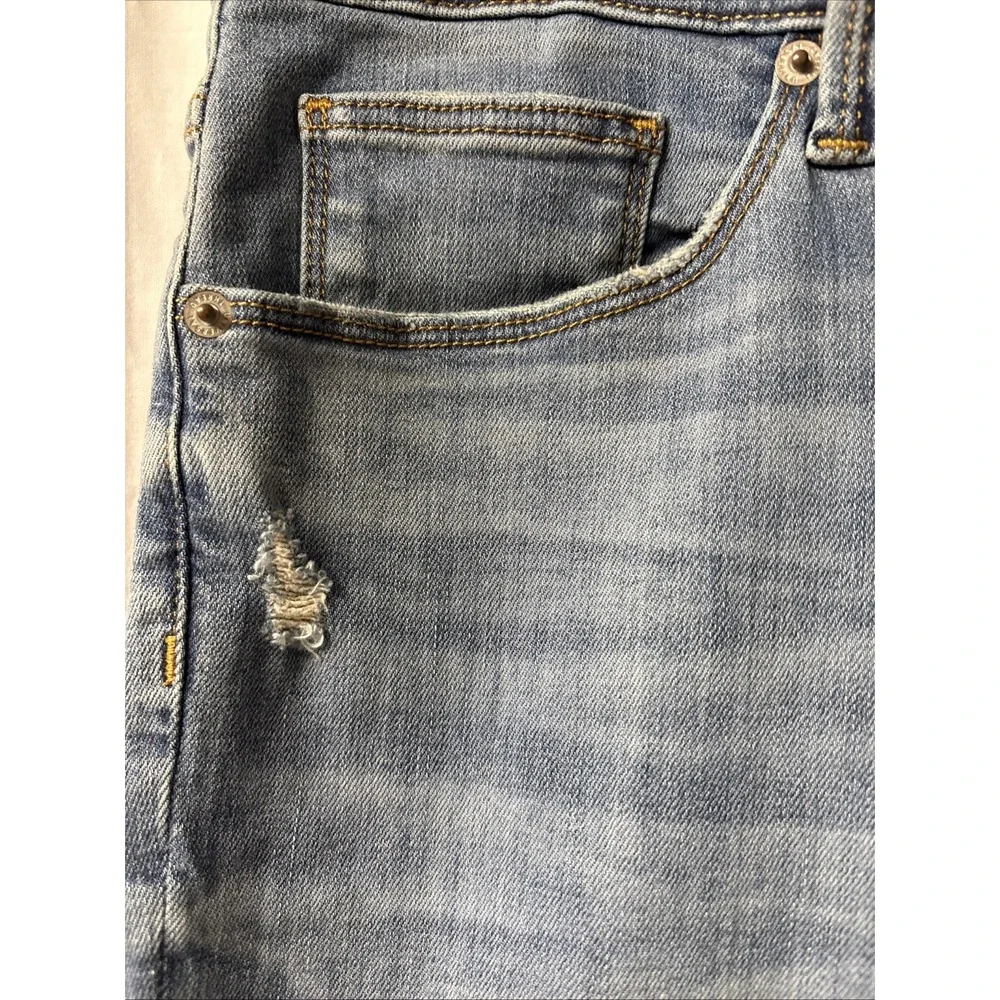 Universal Thread Distressed High Rise Skinny Jeans Blue Women 18/34R 38x28.5